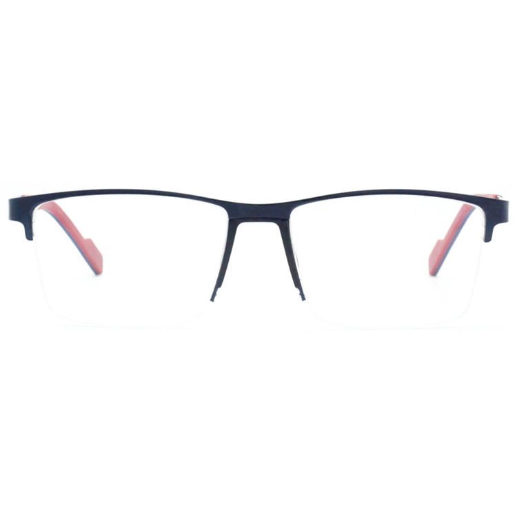 Dachuan Optical DRM368079 China Supplier Metal Half Rim Reading Glasses with Double Colors Legs (5)