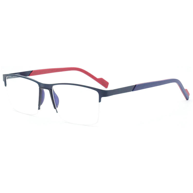 Dachuan Optical DRM368079 China Supplier Metal Half Rim Reading Glasses with Double Colors Legs (7)