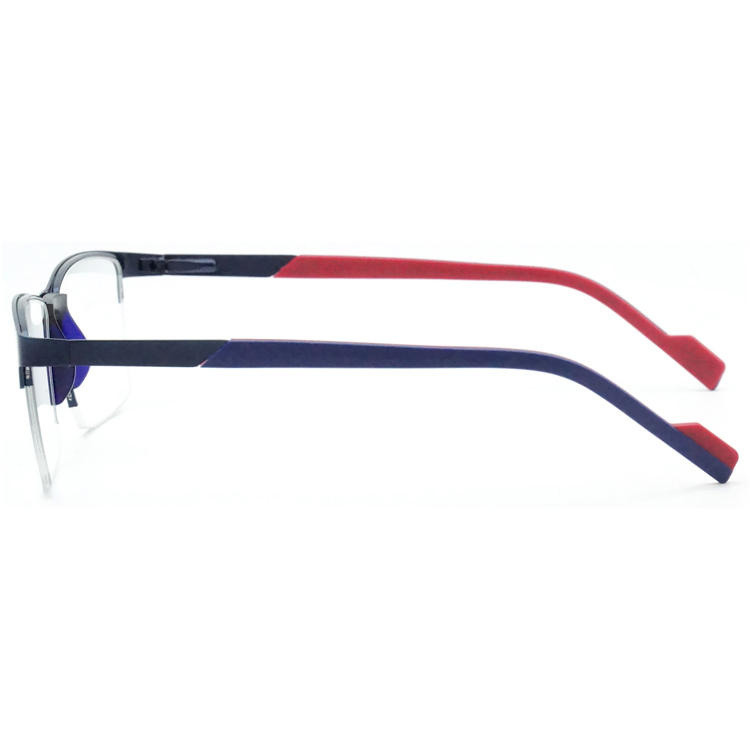 Dachuan Optical DRM368079 China Supplier Metal Half Rim Reading Glasses with Double Colors Legs (9)