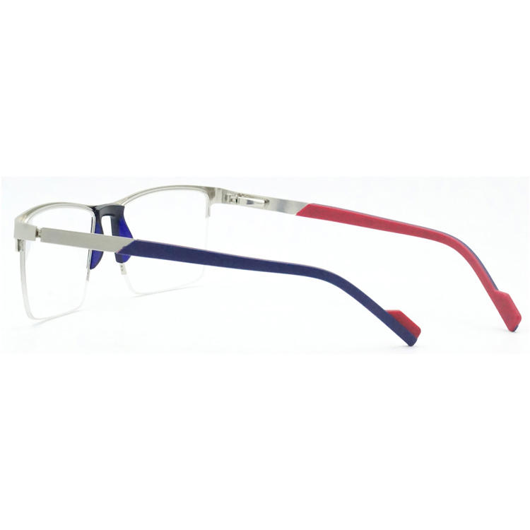 Dachuan Optical DRM368080 China Supplier Metal Half Rim Double Colors Reading Glasses with Spring Hinge (7)