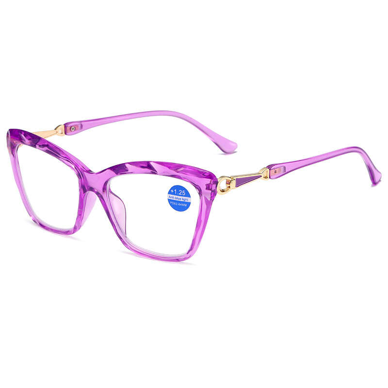 Dachuan Optical DRP 1028254-F China Supplier Butterfly Frame Reading Glasses With Transparent Color (1)