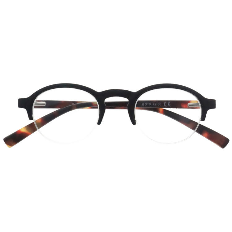 Dachuan Optical DRP127154 China Wholesale Retro Half Rim Reading Glasses with Metal Spring Hinge (4)