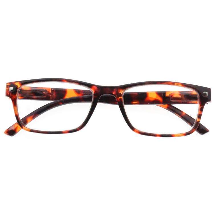 Dachuan Optical DRP131044 China Supplier Rectangle Shape Tortoise Reading Glasses with Plastic Spring Hinge (11)