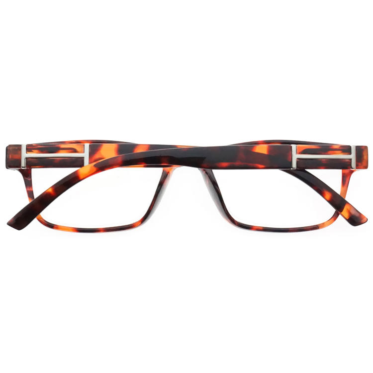 Dachuan Optical DRP131044 China Supplier Rectangle Shape Tortoise Reading Glasses with Plastic Spring Hinge (12)
