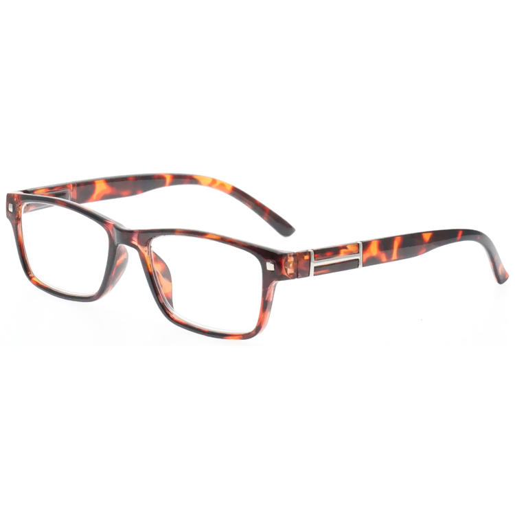 Dachuan Optical DRP131044 China Supplier Rectangle Shape Tortoise Reading Glasses with Plastic Spring Hinge (7)