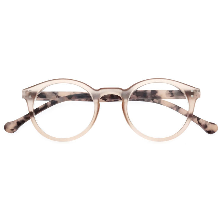Dachuan Optical DRP131049 China Supplier Retro Matt Pattern Reading Glasses with Plastic Spring Hinge (10)