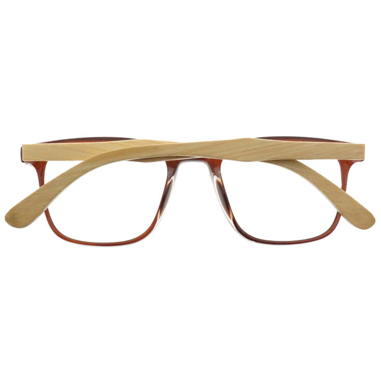 Dachuan Optical DRP131072 China Wholesale New Trendy Real Wood Legs Reading Glasses with Front Paint Frame (5)