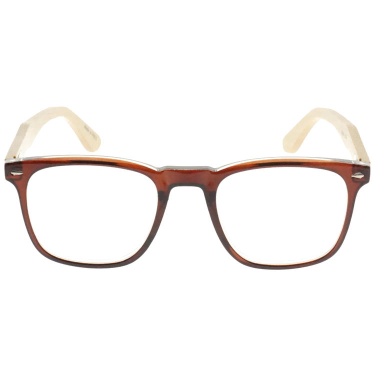 Dachuan Optical DRP131072 China Wholesale New Trendy Real Wood Legs Reading Glasses with Front Paint Frame (7)