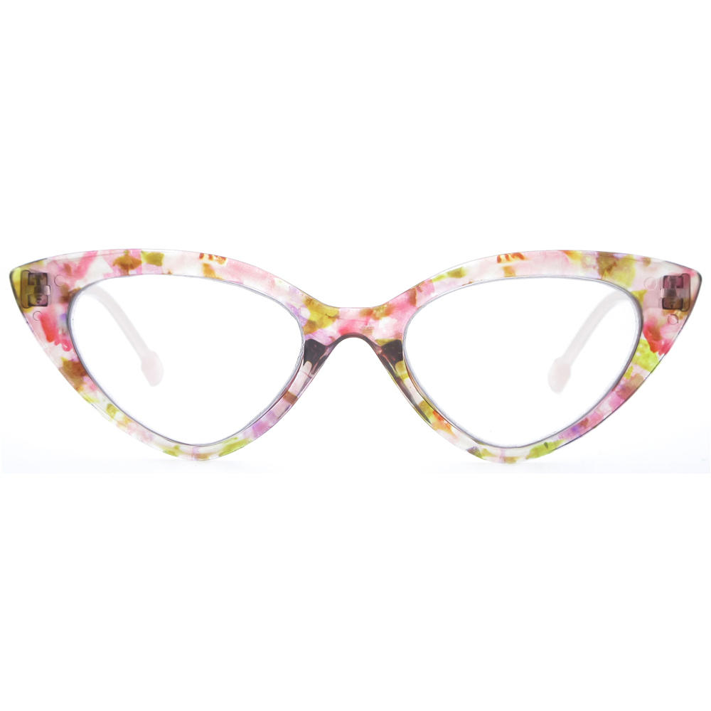 Dachuan Optical DRP131126 China Wholesale Trendy Colorful Plastic Reading Glasses with Cateye Shape (8)