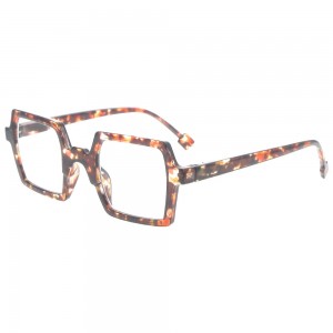 Dachuan Optical DRP131128 China Wholesale New Fashion Design Square Shape Plastic Reading Glasses with Pattern Frame