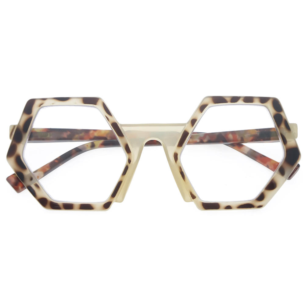 Dachuan Optical DRP131130 China Wholesale Fashion Geometric Shape Plastic Reading Glasses with Pattern Frame (5)