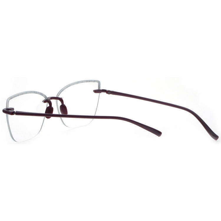 Dachuan Optical DRP131141 China Supplier Fashion Design Reading Glasses With Half Rimless Frame (10)