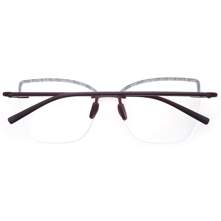 Dachuan Optical DRP131141 China Supplier Fashion Design Reading Glasses With Half Rimless Frame (5)
