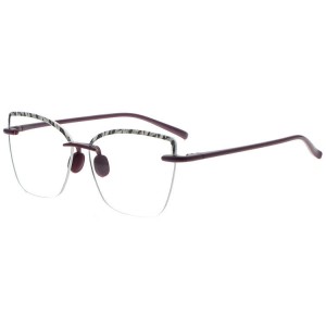 Dachuan Optical DRP131141 China Supplier Fashion Design Reading Glasses With Half Rimless Frame
