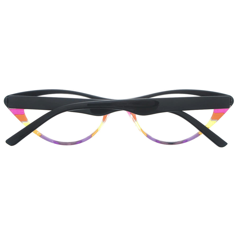 Dachuan Optical DRP141137 China Wholesale Trendy Colorful Plastic Reading Glasses with Cat Eye Shape (5)