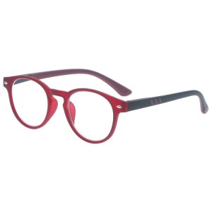 Dachuan Optical DRP153103 China Wholesale Double Colors Frame PC Reading Glasses with Spring Hinge
