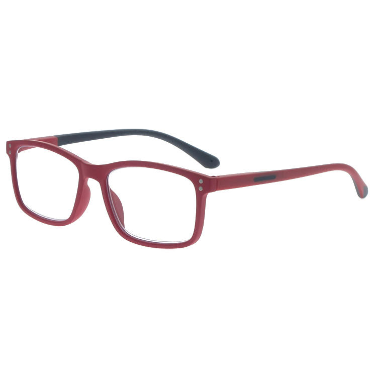 Dachuan Optical DRP153106 China Wholesale Rectangle Shape Plastic Reading Glasses with Double Colors Frame (8)
