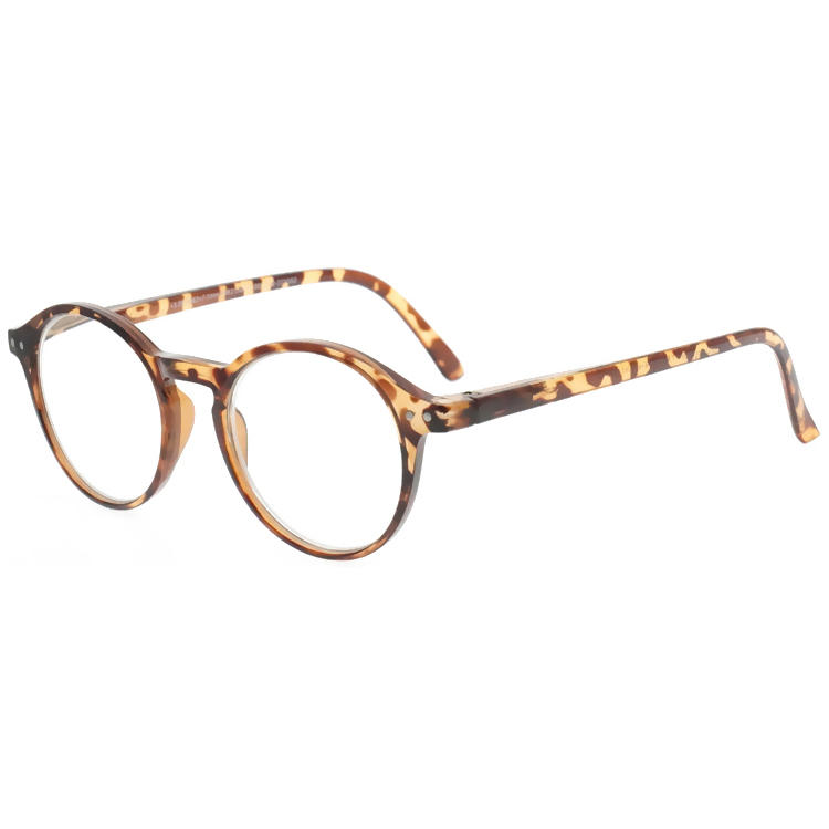Dachuan Optical DRP343017 China Wholesale Vintage Round Shape Reading Glasses with Leopard Pattern Frame (13)