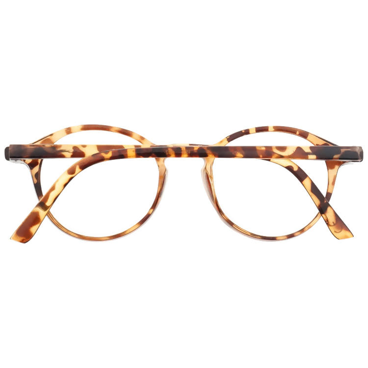 Dachuan Optical DRP343017 China Wholesale Vintage Round Shape Reading Glasses with Leopard Pattern Frame (4)
