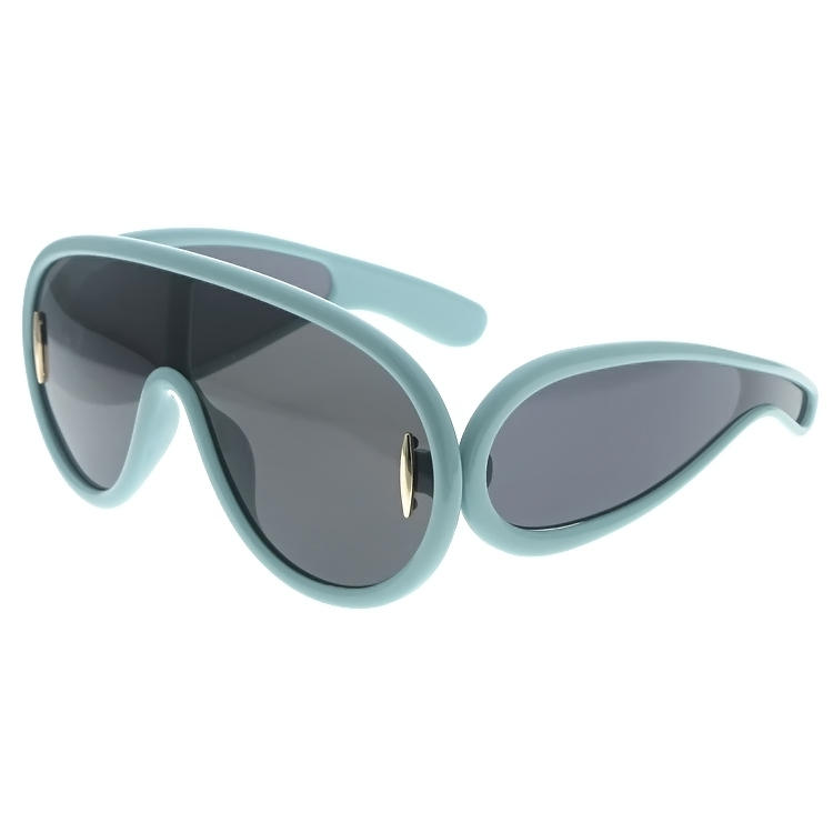 Dachuan Optical DSP127063 China Supplier New Trends Oversized Shades Sunglasses with One Piece Lens (7)