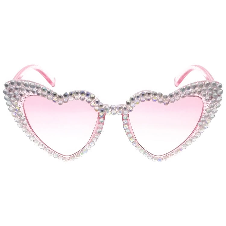 Dachuan Optical DSP127064 China Supplier Fashion Heart Shape Shades Sunglasses with Diamond Decoration (6)