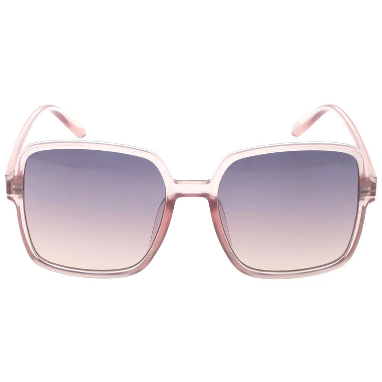 Dachuan Optical DSP251154 China Supplier Fashion Style Oversized Plastic Sunglasses With Transparent Frame (4)
