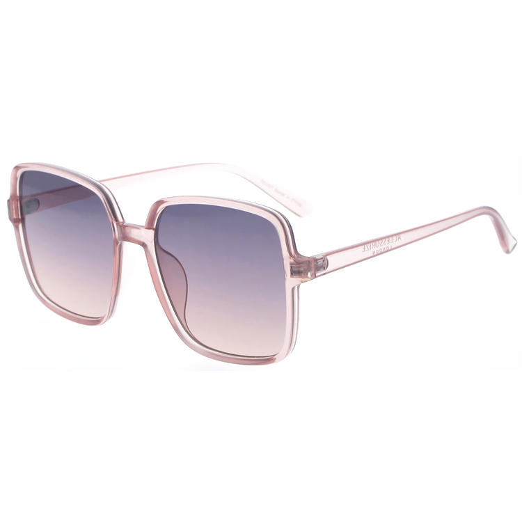 Dachuan Optical DSP251154 China Supplier Fashion Style Oversized Plastic Sunglasses With Transparent Frame (5)