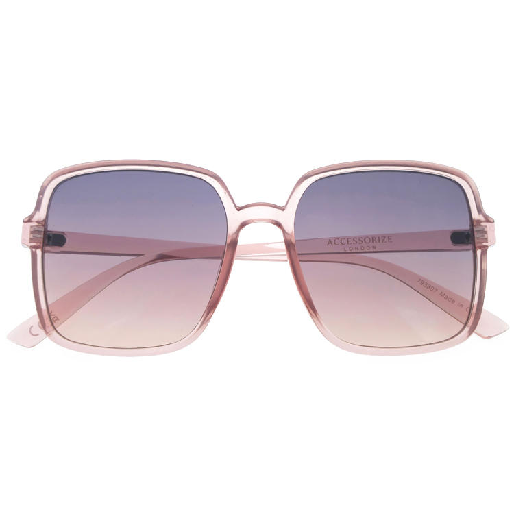Dachuan Optical DSP251154 China Supplier Fashion Style Oversized Plastic Sunglasses With Transparent Frame (8)