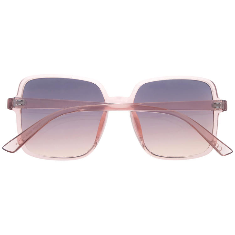 Dachuan Optical DSP251154 China Supplier Fashion Style Oversized Plastic Sunglasses With Transparent Frame (9)