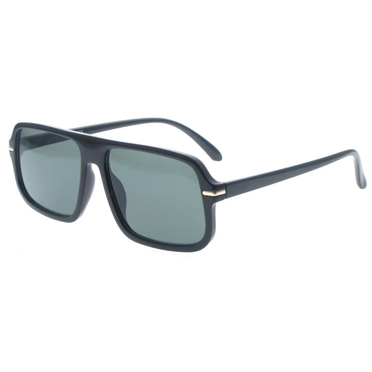 Dachuan Optical DSP251156 China Supplier Unisex Fashionable Plastic Sunglasses with Flat-Top Shape (5)