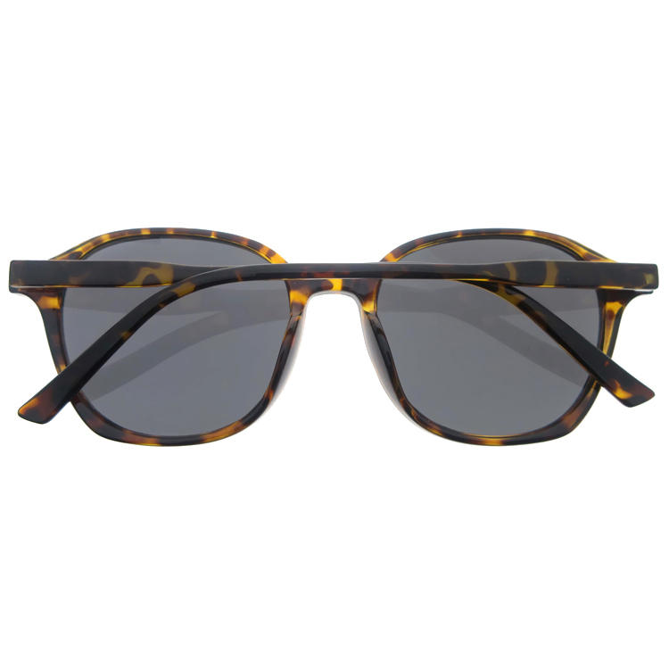 Dachuan Optical DSP251164 China Supplier Chic Design Tortoise Shell Plastic Sunglasses with Metal Hinge (4)