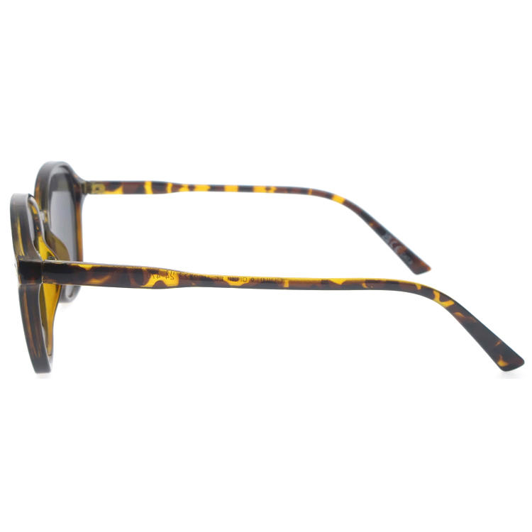 Dachuan Optical DSP251164 China Supplier Chic Design Tortoise Shell Plastic Sunglasses with Metal Hinge (8)