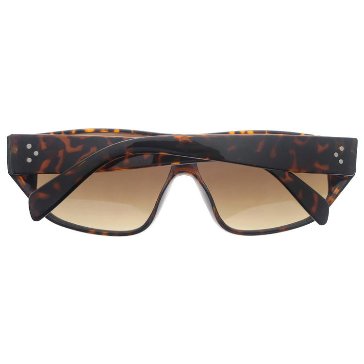 Dachuan Optical DSP251167 China Supplier Chic Flat-Top PC Sunglasses with Tortoise Color Frame (4)