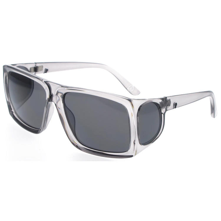 Dachuan Optical DSP251173 China Supplier Unisex New Trendy PC Sunglasses with Transparent Frame (6)