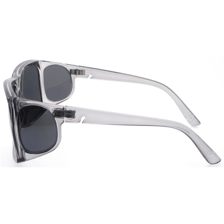 Dachuan Optical DSP251173 China Supplier Unisex New Trendy PC Sunglasses with Transparent Frame (7)