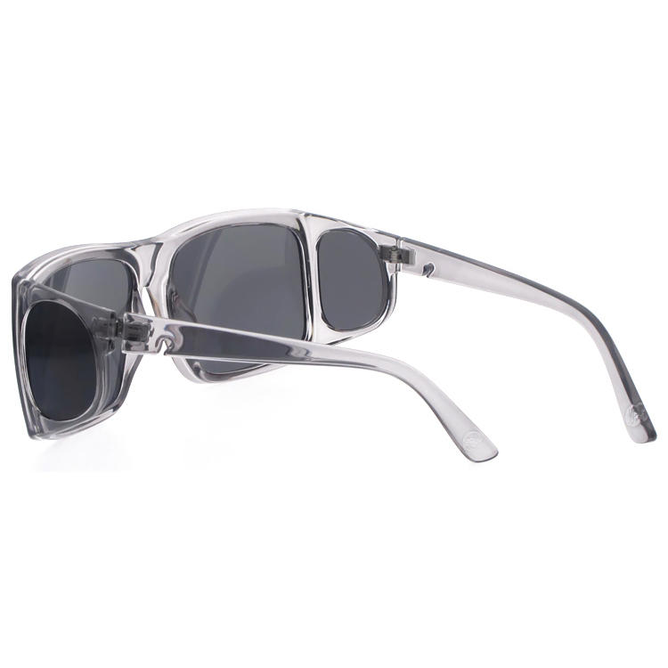 Dachuan Optical DSP251173 China Supplier Unisex New Trendy PC Sunglasses with Transparent Frame (8)