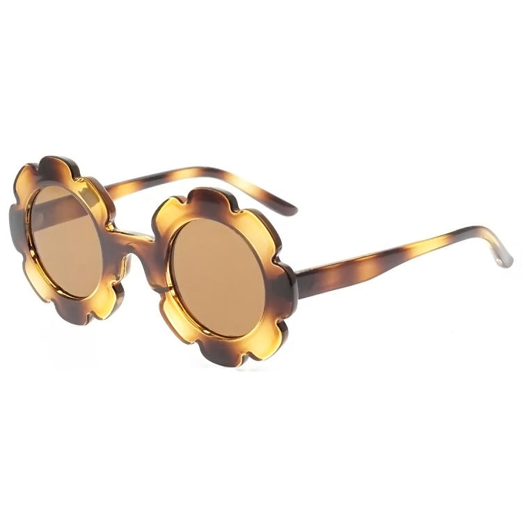Dachuan Optical DSP342001 China Supplier High Quality PC Sunglasses With Flower Frame (9)