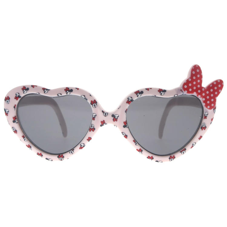 Dachuan Optical DSP343029 China Manufacture Factory Heart Shape Kids Sunglasses with Cartoon Pattern Frame (5)