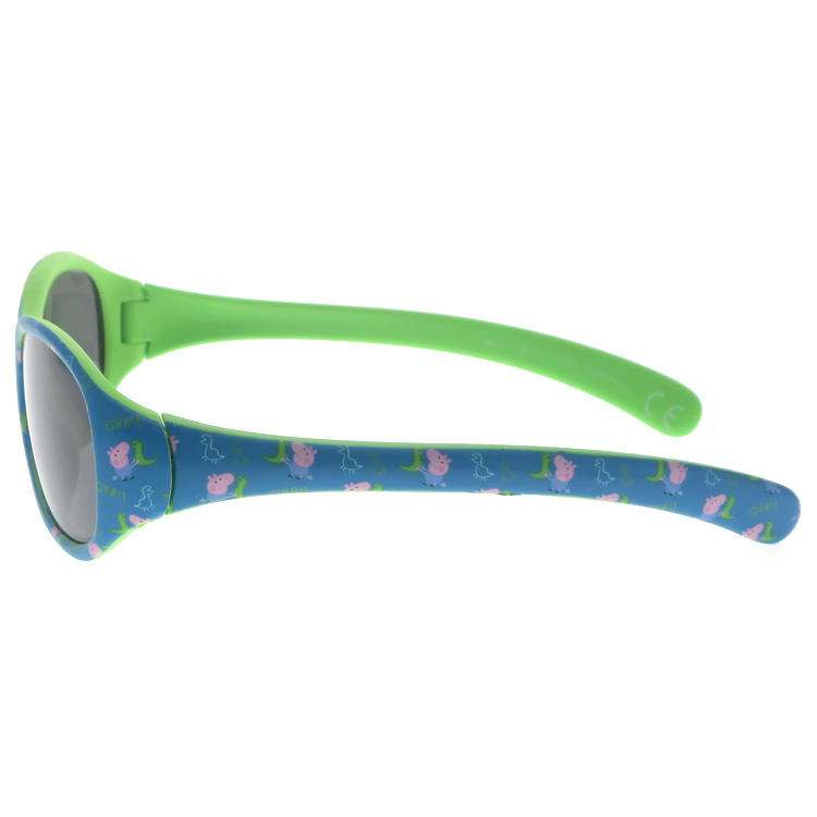 Dachuan Optical DSP343033 China Manufacture Factory Sports Style Kids Sunglasses with Cute Pattern Frame (8)