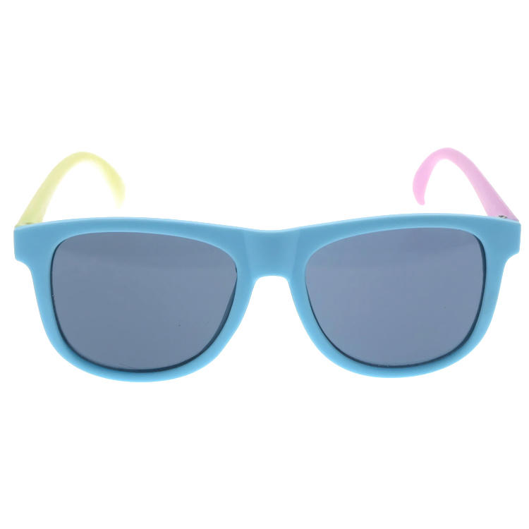 Dachuan Optical DSP343037 China Manufacture Factory Colorful Kids Sunglasses with Silicone Frame (6)