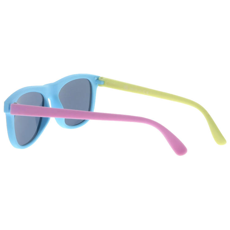 Dachuan Optical DSP343037 China Manufacture Factory Colorful Kids Sunglasses with Silicone Frame (9)