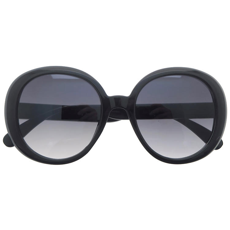 Dachuan Optical DSP345053 China Supplier Chic Oversized Plastic Shades Sunglasses with Round Shape (4)