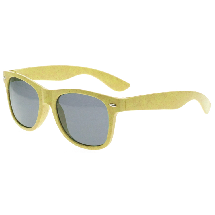 Dachuan Optical DSP353043 China Supplier Degradable Wheat Straw Fiber Sunglasses with UV400 protection (