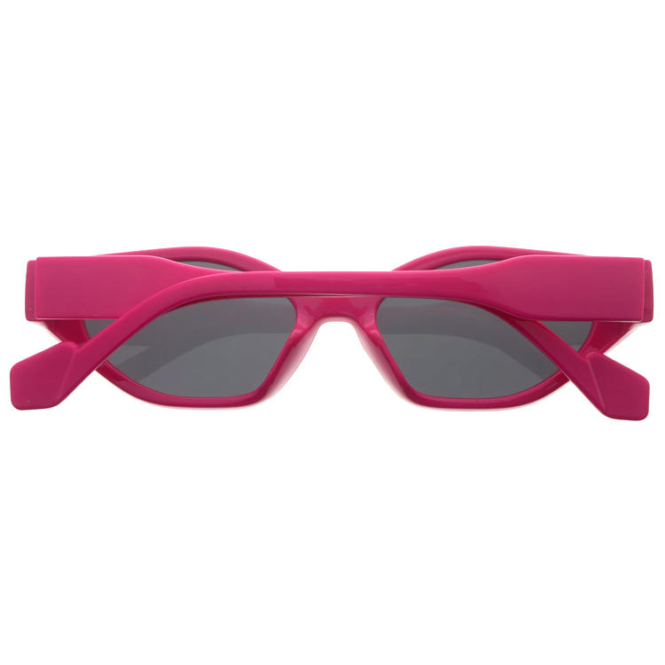 Dachuan Optical DSP404016 China Supplier New Fashion Plastic Sunglasses With Pink Frame (4)