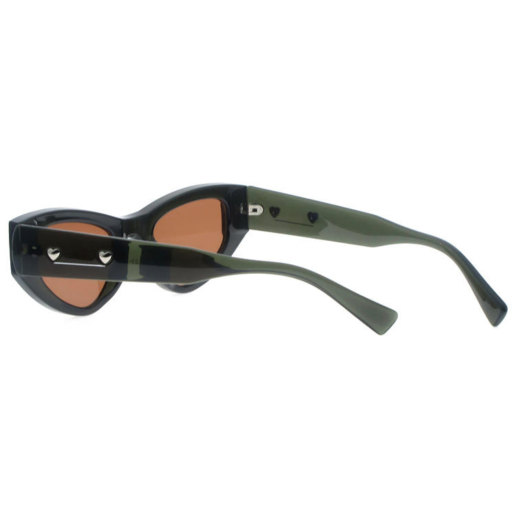 Dachuan Optical DSP404025 China Supplier Fashion Design Plastic Sunglasses With Shaped Frame (9)