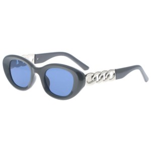Dachuan Optical DSP404026 China Supplier Fashion Design Plastic Sunglasses With Metal Decoration