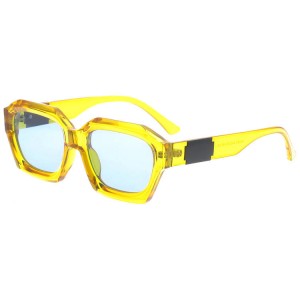 Dachuan Optical DSP404035 China Supplier Hot Fashion Plastic Sunglasses With Shiny Color
