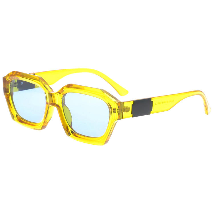 Dachuan Optical DSP404035 China Supplier Hot Fashion Plastic Sunglasses With Shiny Color (8)