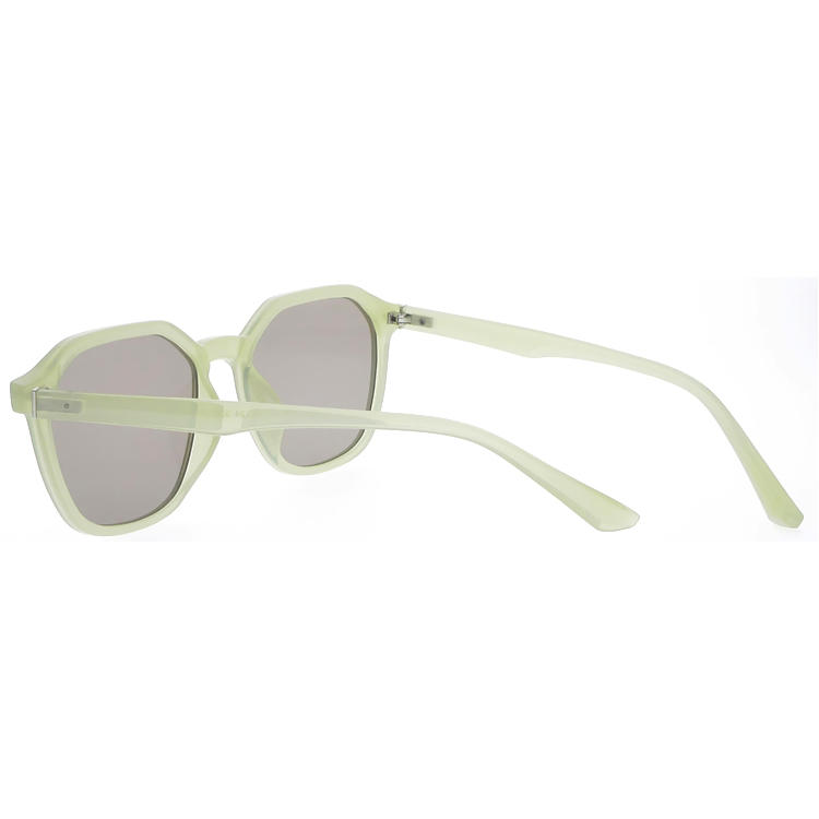 Dachuan Optical DSP404039 China Supplier Unisex Design Plastic Sunglasses With Milk Color (1)