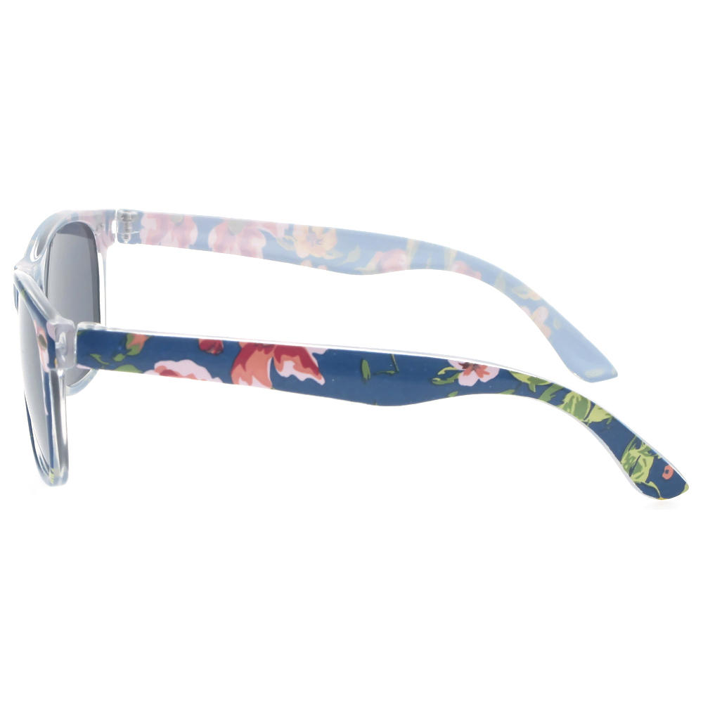 Dachuan Optical DSPK342016 China Manufacture Factory Wayfarer Design Unisex Kids Sunglasses with Pattern Frame (9)